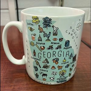 222 Fifth My Place Georgia Mug ceramic coffee mug jumbo coffee mug